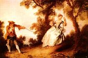 Nicolas Lancret Woman on a Swing oil painting artist